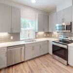 Villas at Birnham Woods; Two, Three and Four Bedroom Townhomes in Spring, TX near Houston, Tomball, Conroe, and The Woodlands; Pet-friendly luxury apartment community.